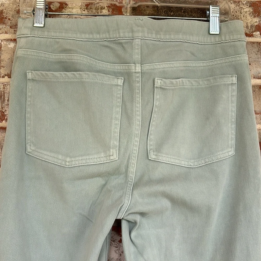 Spanx Sage‎ Green Stretch Skinny Pull-On Jeans